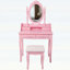 Vanity with Mirror and Seat