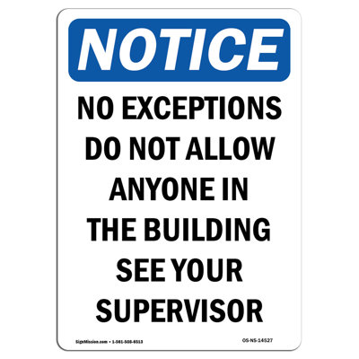 Aucune exception n'autorise personne