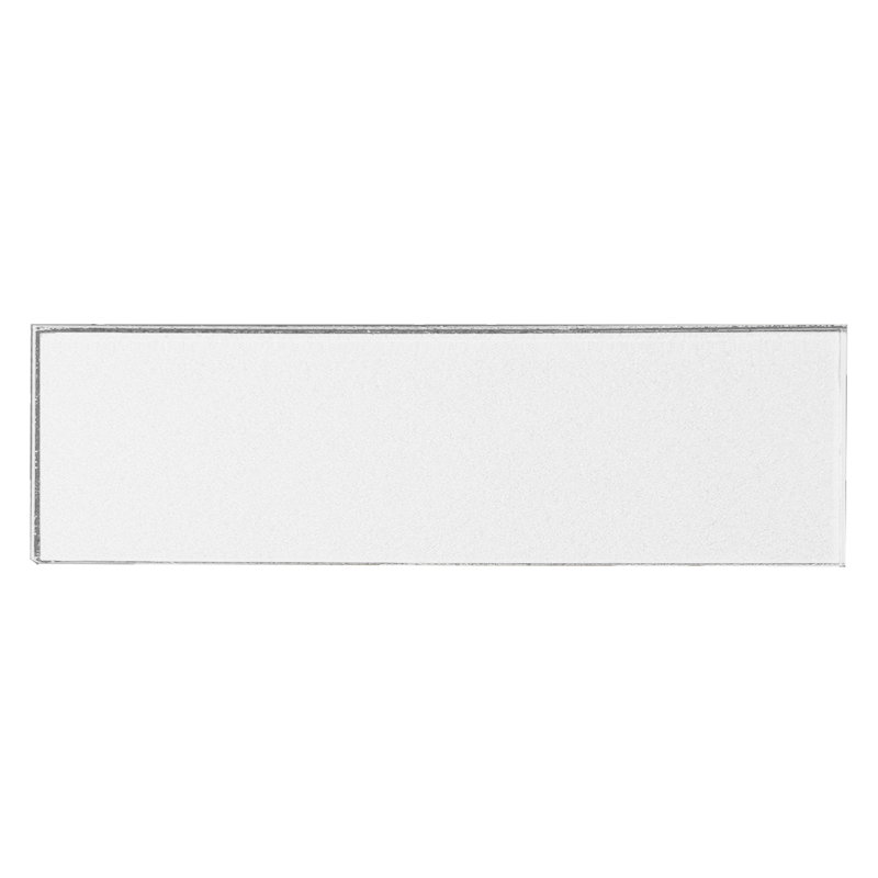 Forever Glossy 3 in. x 12 in. Diamond Grade Glass Straight Edge Peel & Stick Subway Decorative Kitchen & Bathroom Wall Tile