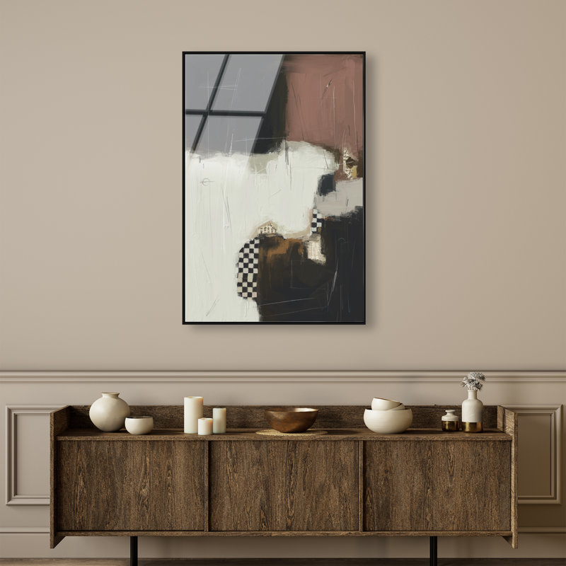 Longing II Print by Oliver Gal, 31"H x 46"W, Black Floater Frame