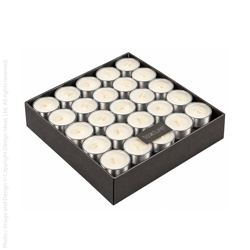 Ensemble de bougies chauffe-plat 50 pièces Tealights