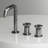 Cass Widespread 3-Hole Bathroom Faucet, 2-Handle High Arc With Wheel Knob Handles In Chrome-62421218