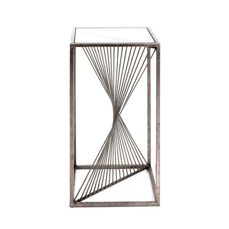 Apollonia glass side table