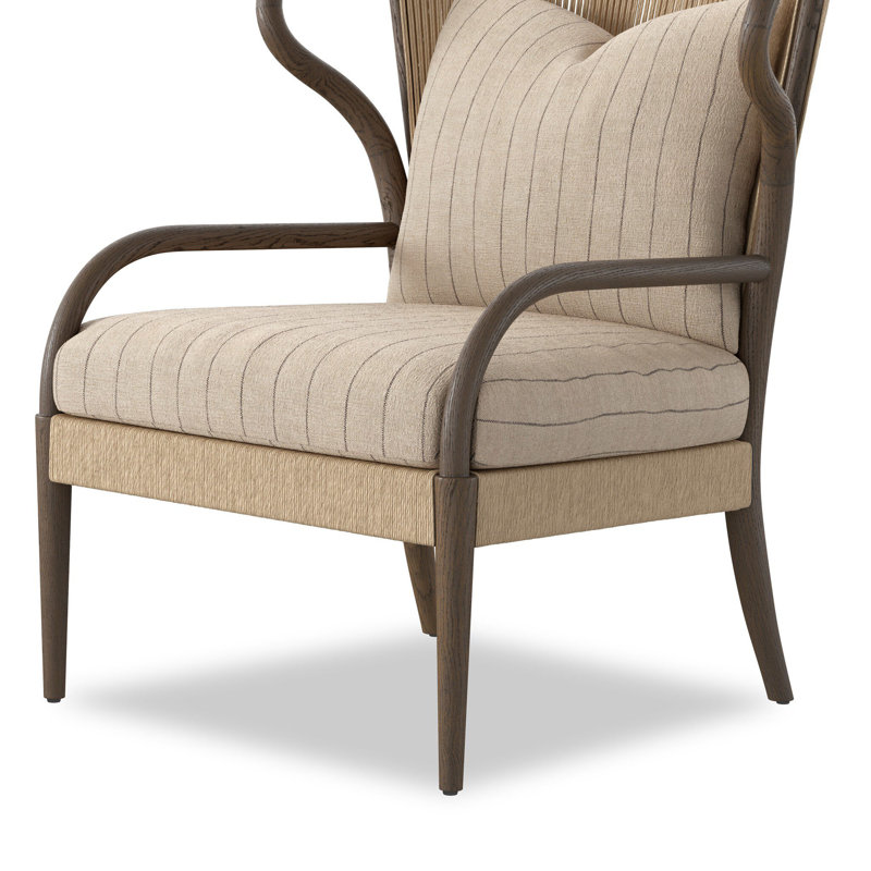 Amira Chair, Cream Striped