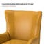 Cahyadi 76cm W Modern Faux Leather Chair with Wingback-962593578