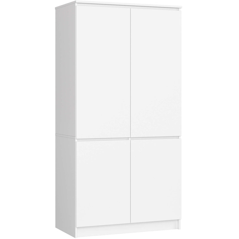 Starrla 4 Door Manufactured Wood Wardrobe
