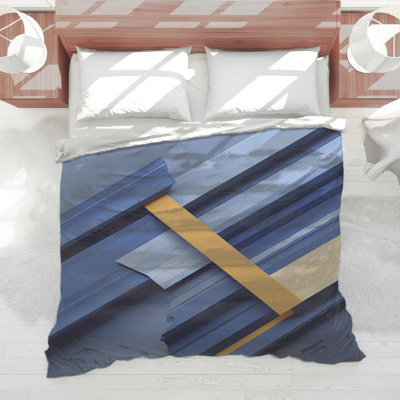 Blue  Lines Comforter