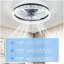 Ventilateur de plafond avec lumières DEL à intensité variable