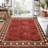 10x13 Rugs for Living Room Washable Rug for Bedroom Scalloped Area Rugs Stain Resistant Modern Soft Folding Throw Carpet Low Pile Floor Cover for Nursery Playroom-1771976901-1771976898