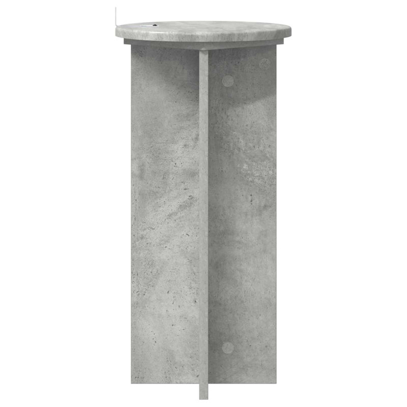 Plant Stand - Set of 2, Concrete Grey
