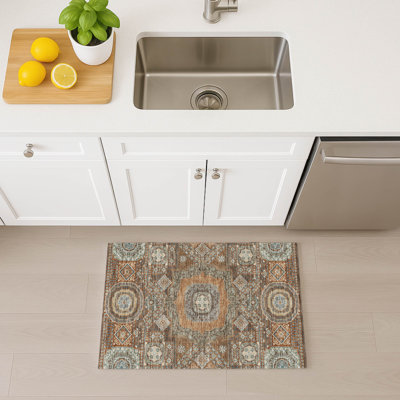 Tapis traditionnel lavable à la machine intérieur / extérieur ACN2525