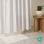 Rideau de douche rayé en mélange de coton-1153948337