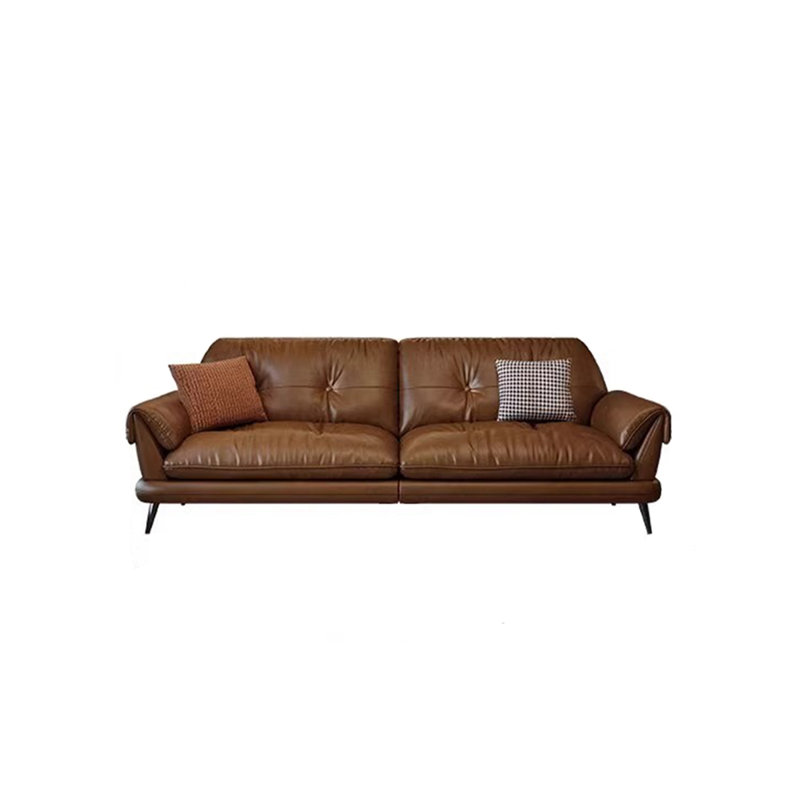 Simple modern retro sofa, 33.85" H x 66.92" W x 38.58" D