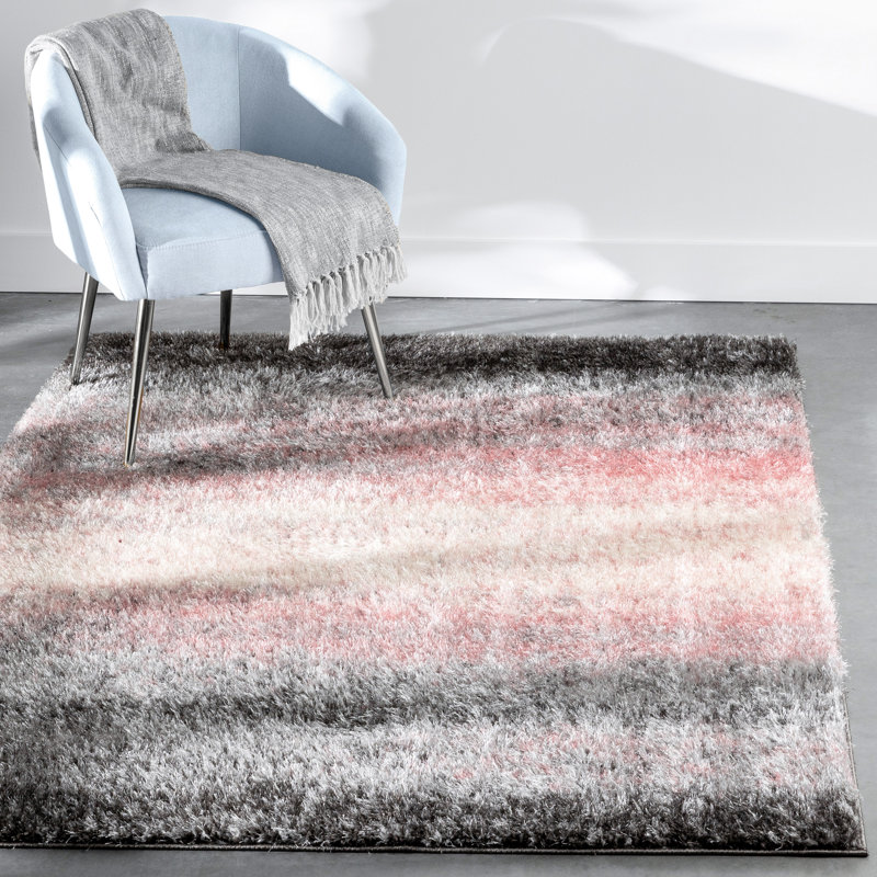 Tapis à poils longs  Kynlee, Rectangle 7 pi 10 po x 9 pi 10 po