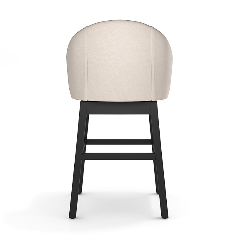 Carmean Upholstered Counter Stool with Solid Wood Frame