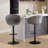 Adjustable Swivel Bar Stools (No Including Dining Table)
