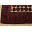 Tapis oriental rétro en laine noué à la main beige 2 pi 11 po x 5 pi 2 po Tribal