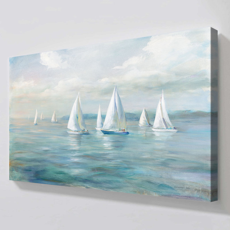 "Réglage de la voile" par Danhui Nai, reproduction sur toile, H 18 po x l 30 po