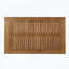 Table basse d'extérieur en bois d'acacia à finition grise-806337913