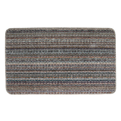 Tapis lavable à rayures bonbon (18 X 30) (assorti) - ensemble de 2