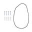 Nickson Metal Flat Wall Mirror