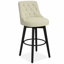 Tabouret de bar et de comptoir pivotant en bois massif Malakeh-100865017-100865018