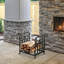 42cm W Metal Log Rack