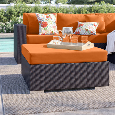 Elswick Outdoor Ottoman with Cushion