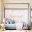 Lit double en velours double (lit)