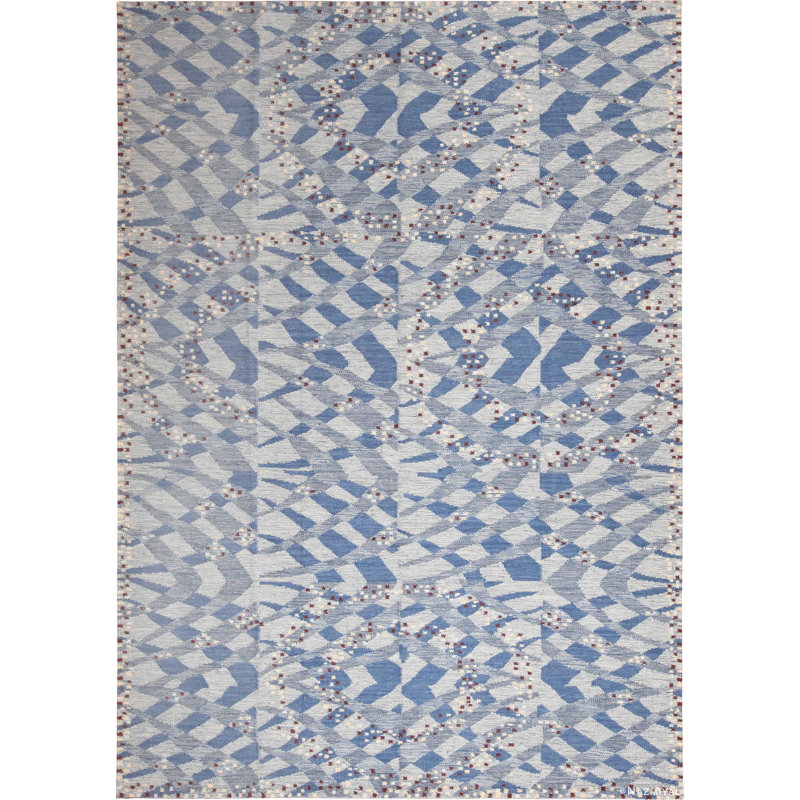 Scandinavian One-of-a-Kind Rectangle 10'3" X 14'6" Area Rug