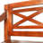 Batavia Bench Entryway Bench with Back for Hallway Solid Wood Mahogany-1661524408-1691036397