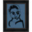 Blue Portrait 7 Framed Print