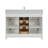 48" Solid Wood Single Bathroom Vanity with 1" Engineered Marble Top-38100207
