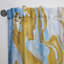 Paire de rideaux semi-transparents avec passe-tringle Marble Waves