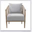 Chaise avec accoudoirs d'appoint