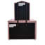 Miroir en tissu rose