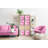  11" Foldable Storage Cubes with Handles in - 1 Piece, Tie Dye Pink
