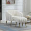 Fauteuil d'appoint avec repose-pieds-446476385
