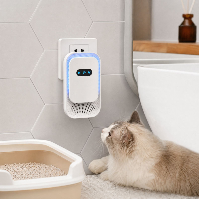 a rope Plug-In Anion Air Cleaner 5dB Quiet Performance 2W  For Home And Pet Areas, C