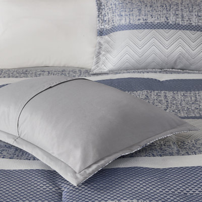 Ensemble d'édredon en jacquard 7 pièces Rhapsody
