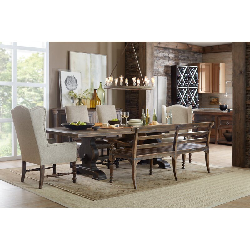 Hooker Furniture Hill Country Dining Bench & Reviews | Perigold