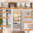 Freestanding Small 24" Closet System With 2 Wood Drawers-2060948993