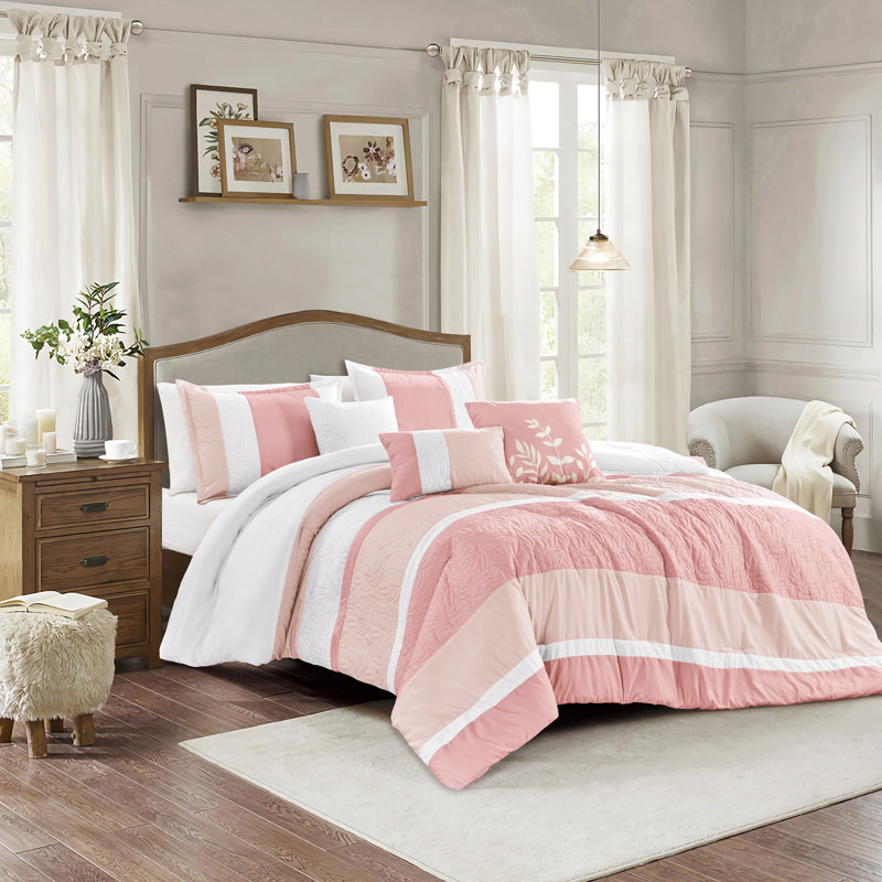 Ensemble d'édredon 6 pièces Maysa Luxury, Couvre-lit très grand + 5 pièces supplémentaire