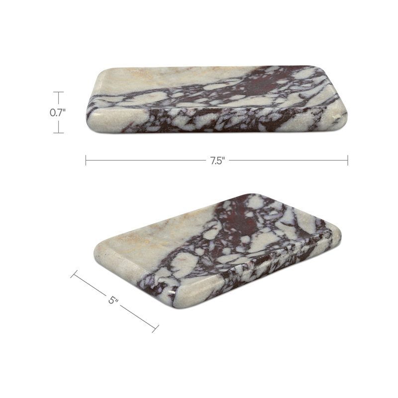 Petra Marble Catchall Voila Marble, Multicolor