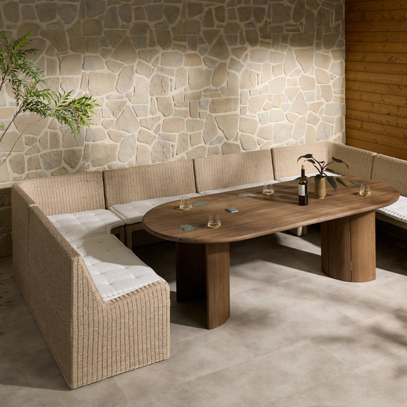 Senna Outdoor U-Shape Dining Banquette