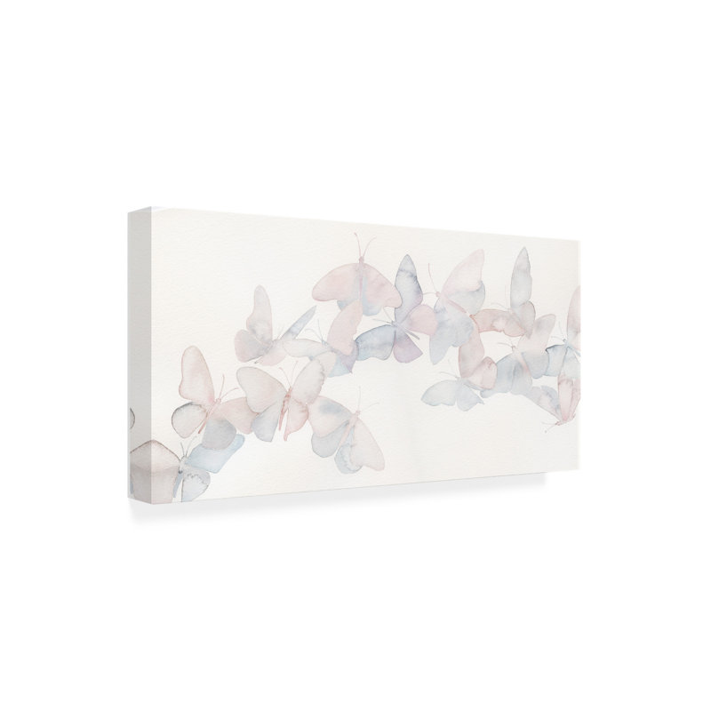 «Crystalline Butterflies III», reproduction sur toile, H 10 po x l 19 po x P 2 po