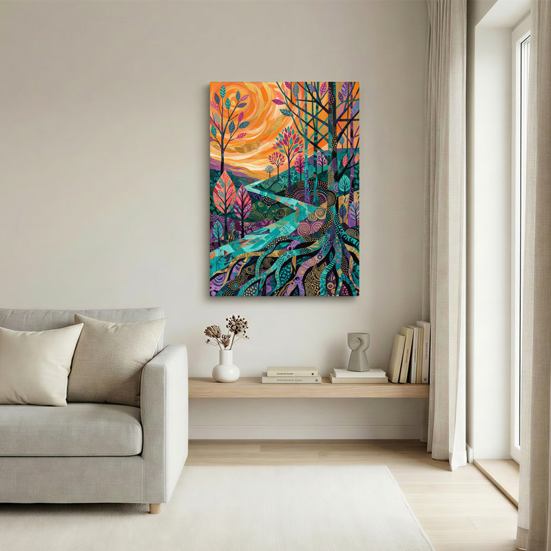 Art mural sur toile, 18"H x 12"W