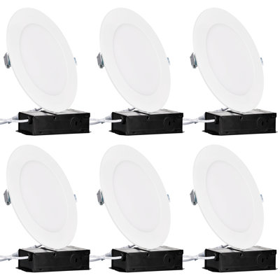 7.36" Ultra Slim 2700 K Remodel LED Canless Recessed Lighting Kit