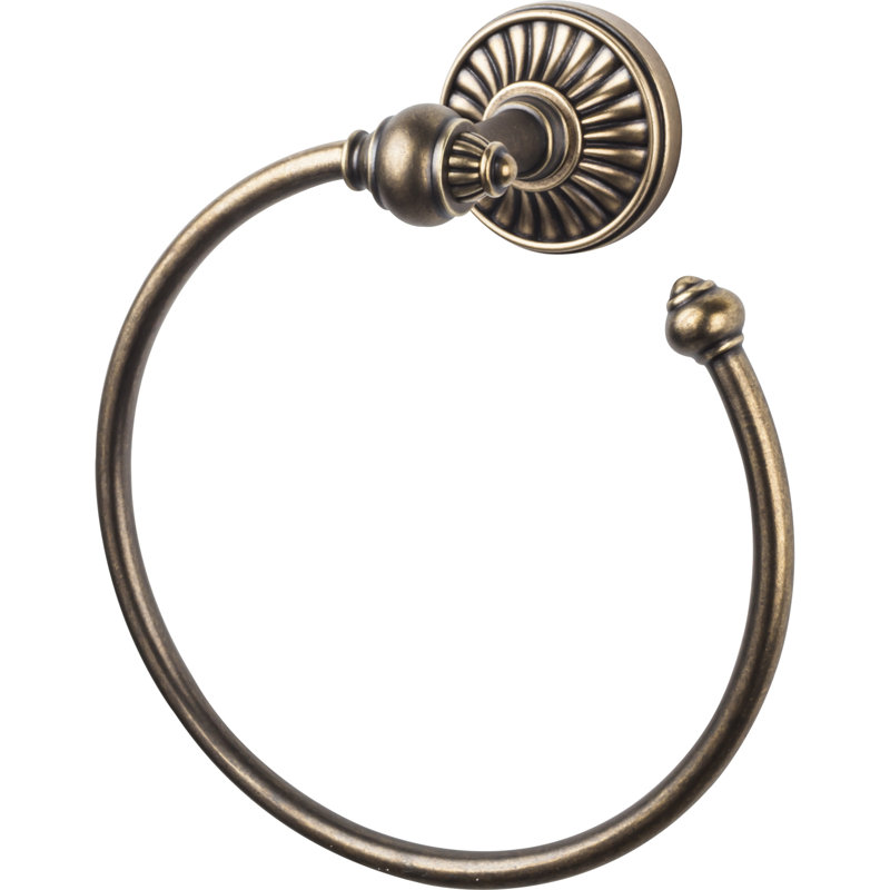 Tuscany Bath Towel Ring, German Bronze
