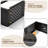 Steel Wind Guard For Firepit, Heat Deflector Wind Shield For Fire Table, 19-Gauge Steel Flame Shield, Wind Screen, Tool Free Install-124594182